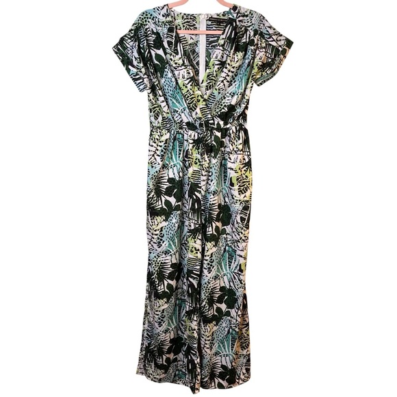 America & Beyond Hidden Cheetah Jumpsuit - Picture 2 of 10